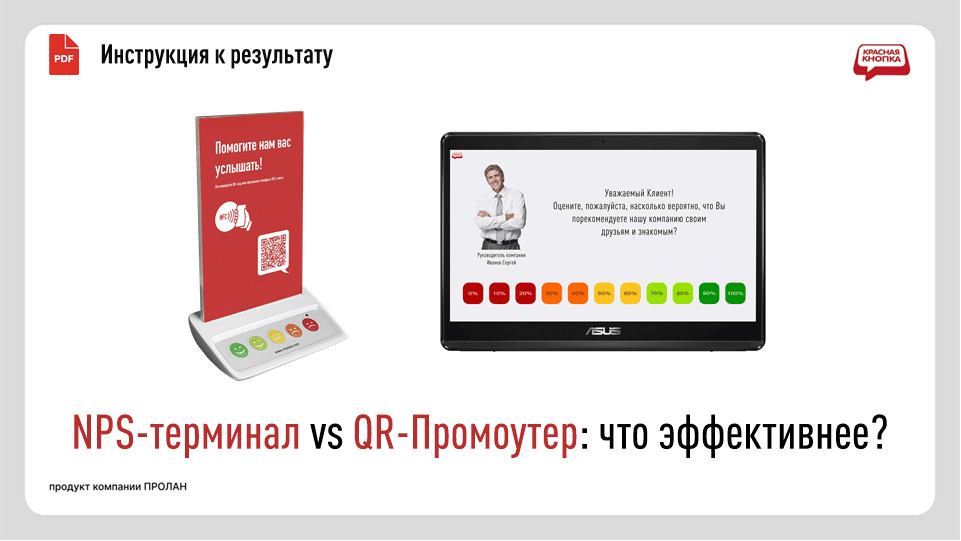 QR-Промоутер vs NPS-Терминал
